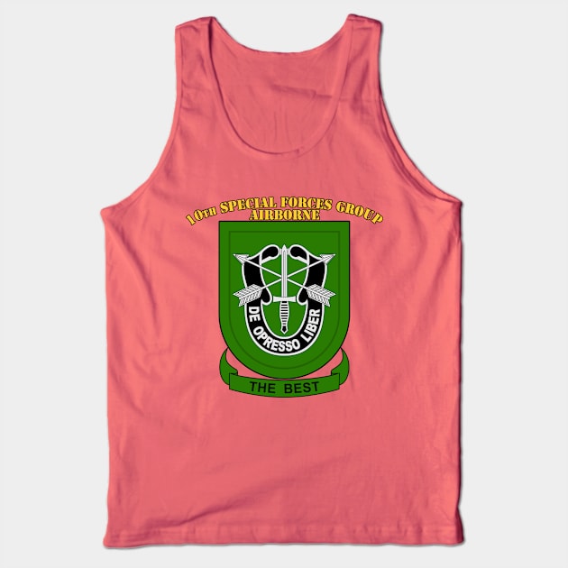 10th Special Forces Group Tank Top by MBK